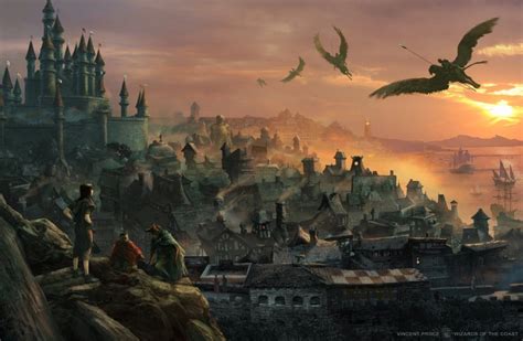 Waterdeep Forgotten Realms Wiki Fandom Fantasy City Fantasy Art