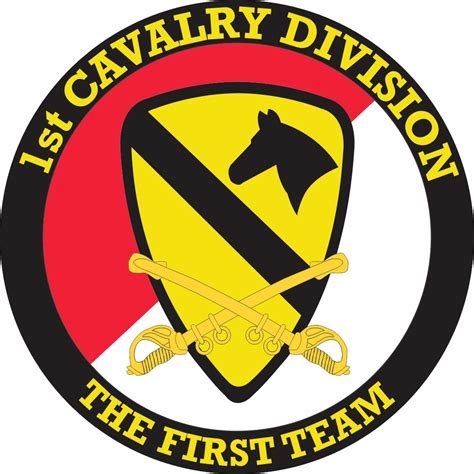 St Cavalry Division With Sabres Decal