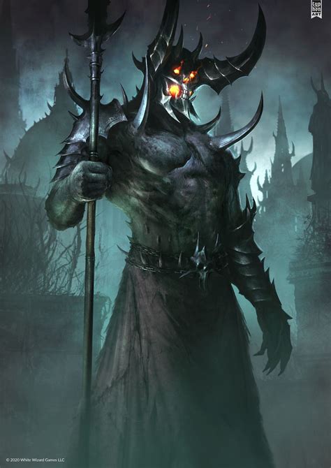 Artstation Guardian Demon Eryk Szczygieł Dark Fantasy Art Fantasy