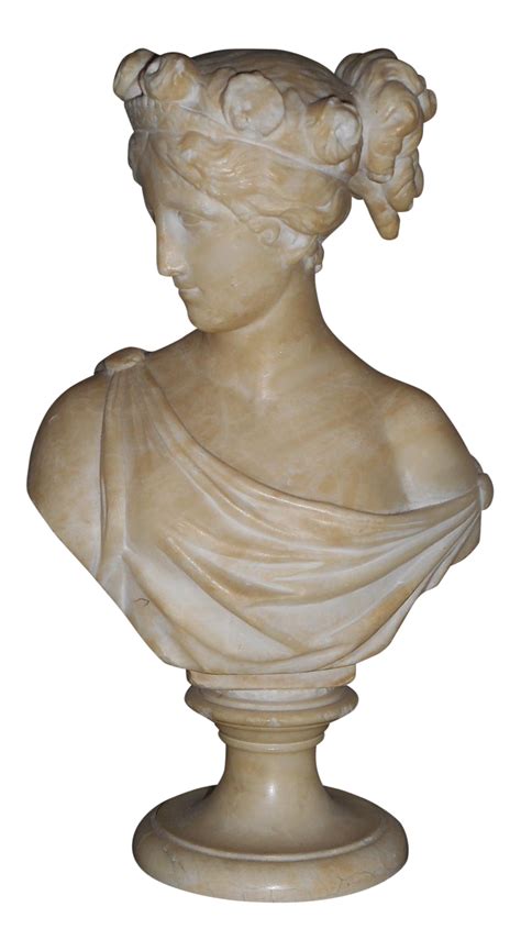 Original Antique Marble Sculpture Female Bust Chairish