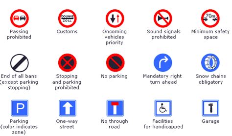 My English Pages Online Driving Signs And Warning Signs