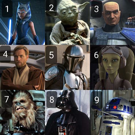 Star Wars Characters Pictures Star Wars Outfits Star Wars Species Riset