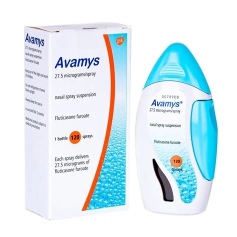 Avamys Nasal Sprayfluticasone Furote Nasal Spray Packaging Type Box Packaging Size 60