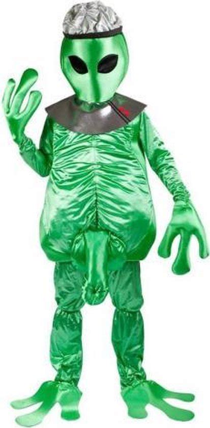 Alien Man Kostuum Groen Bol Com