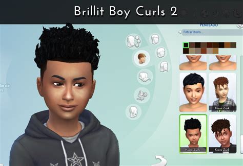 My Sims 4 Blog Brillit Boy Curls Conversion For Boy By