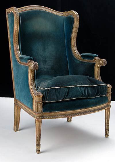 Get set for velvet chair at argos. Winged bergere chair. Green velvet. | Armchair vintage ...