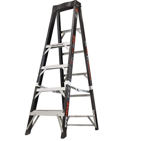 Little Giant Ladder Systems Safeframe 6 Ft Fiberglass Step Ladder