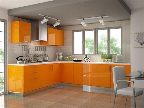 Warna Warni Modular Kitchen Set Gaya Minimalis Desain Dapur Kecil