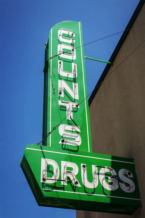 Counts Drugs One Of The Two Neon Signs At This Main Street Flickr