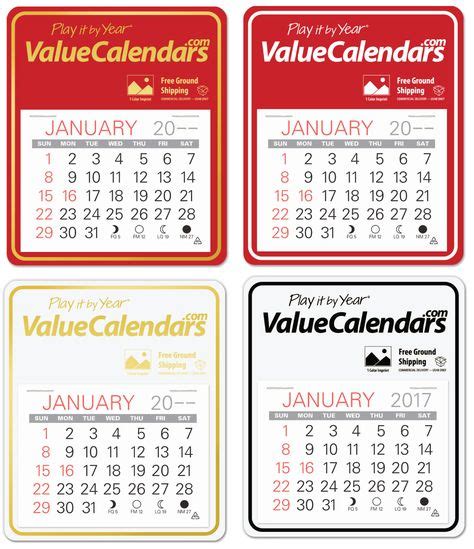 25 Peel N Stick Calendars Ideas Stick Calendar Advertising Calendar