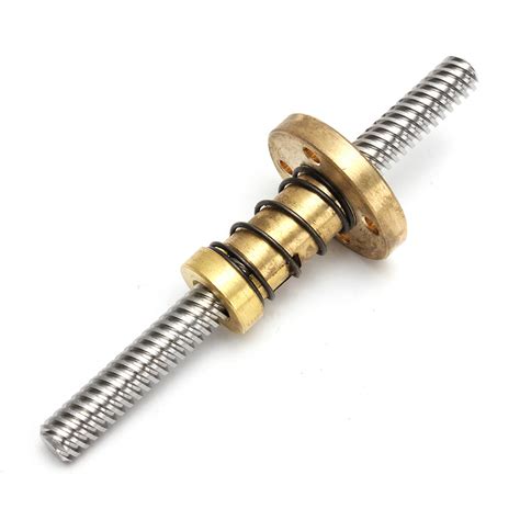 machifit t8 100mm 8mm lead screw with anti backlash nut cnc parts electronic pro