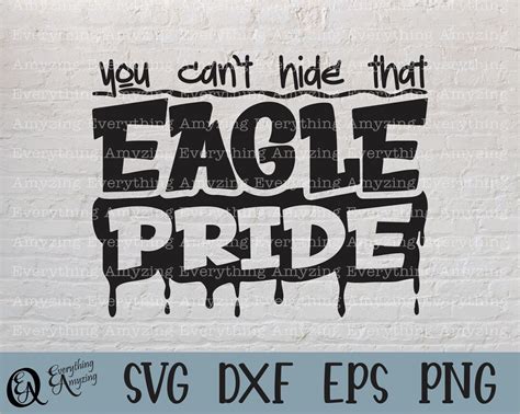 Eagle Pride Svg Eagles Mascot Svg Eagles School Spirit Svg Eagles