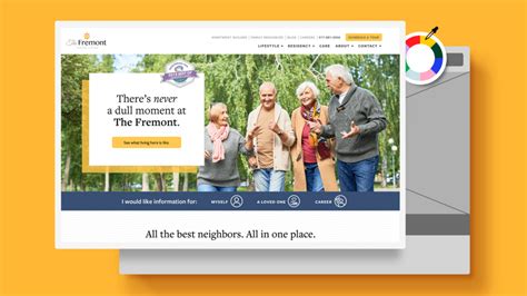 Web Design System for Senior Living | Atomicdust - Marketing Agency