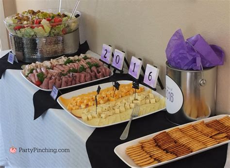 Plan for a range of treats from sweet to savory. Graduation Open House party best ideas for grad party at home