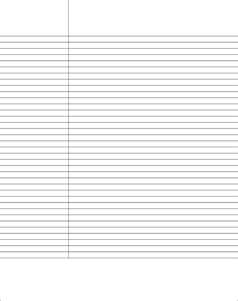 Blank Cornell Notes Template Free Download
