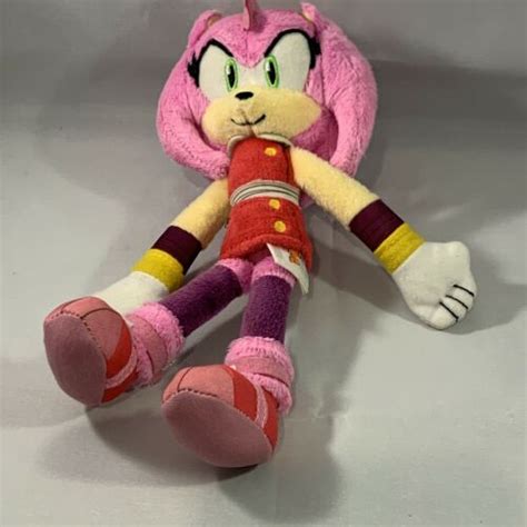 Mavin Sonic Boom Sonic The Hedgehog Amy Rose Plush Toy Doll Tomy 2014