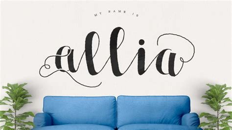 10 New Modern Calligraphy Fonts Free For Personal Use · Pinspiry