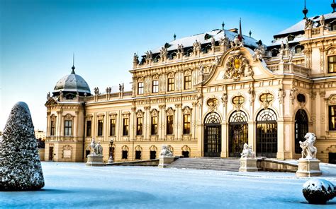 Belvedere Baroque Palace In Vienna Austria