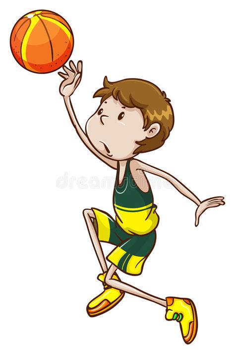 A Basketball Player Stock Vector Illustration Of Player 45937363