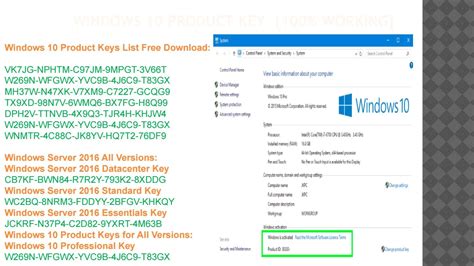 Windows 10 Product Keys And Activation
