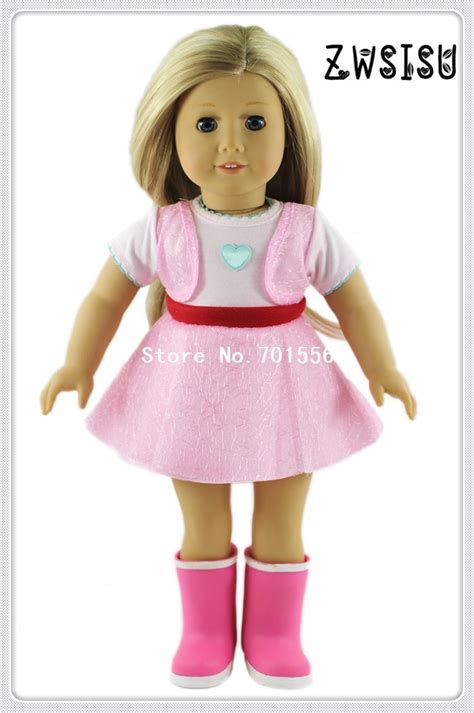 2016 new fashion princess dress clothes fit american girl doll christmas girl s t b709