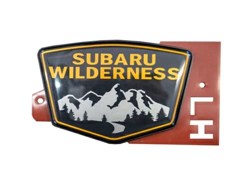 Subaru Wilderness Fender Badge For Left Side 93069an010 Subaru
