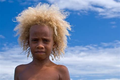 Blonde Girl Hair Facts Natural Blondes Melanesian People