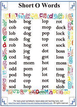 You can create printable tests and worksheets from these grade 2 vowel sounds questions! Short Vowel Sound - Word Lists | English phonics, Teaching ...
