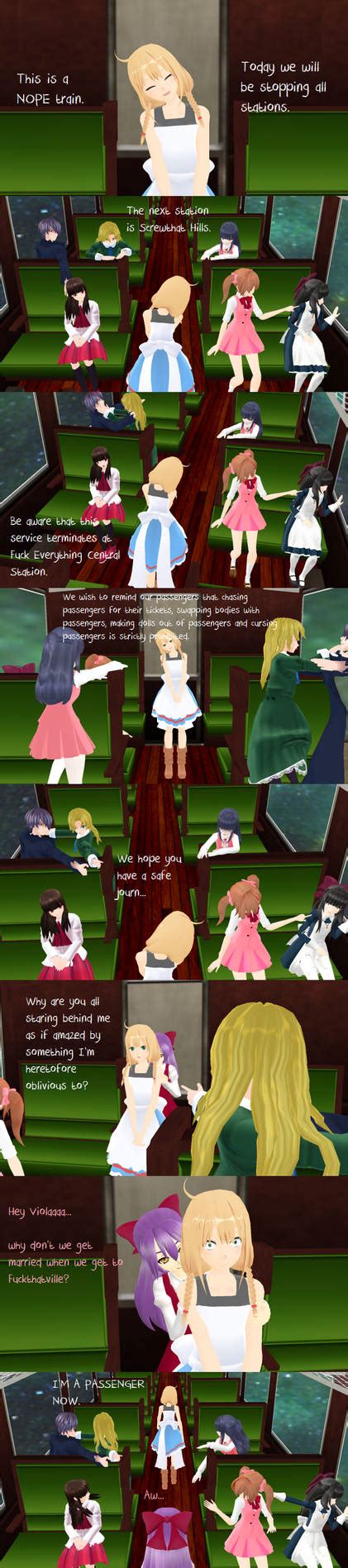 Mmd All Aboard The Nope Train By Aquosboost On Deviantart