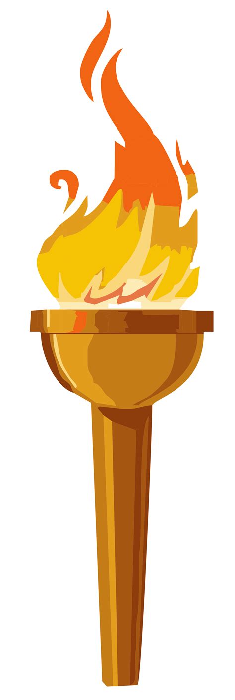 Olympic Torch Clipart Clipart Best