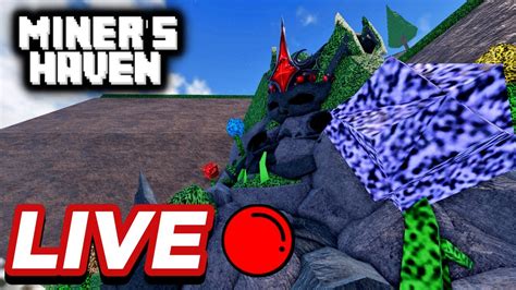 Live Grinding For Shiny Glass Butterfly Miners Haven Youtube