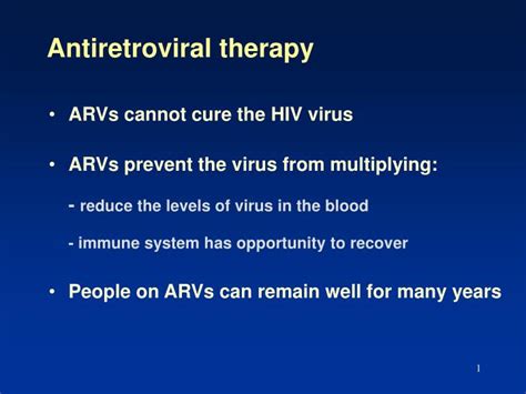 Ppt Antiretroviral Therapy Powerpoint Presentation Free Download
