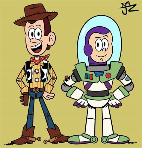 The Loud House X Toy Story Woody And Buzz Lightyear Tlh Style The