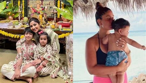Celebrity Moms Who Embraced Motherhood In Their 40s Kareena Kapoor Khan To Shilpa Shetty Kundra