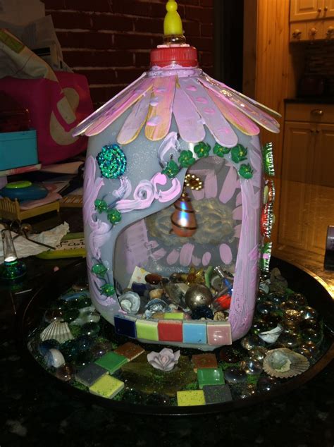 Fairy House Milk Jug Crafts Fairy House Diy Fairy House