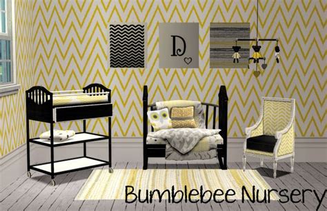Bumblebee Nursey Sims Baby Sims 4 Cc Furniture Living Rooms Sims 4