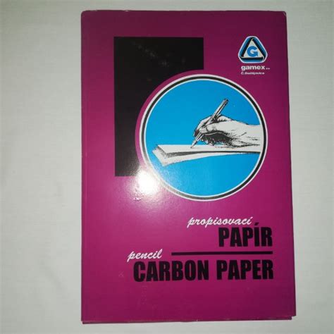 Tracing Paper Carbon Paper Kertas Surih Gamex 100pcs Shopee Malaysia