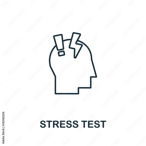 Stress Test Icon From Health Check Collection Simple Line Stress Test