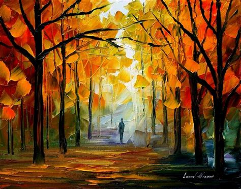 Fall Painting By Leonid Afremov