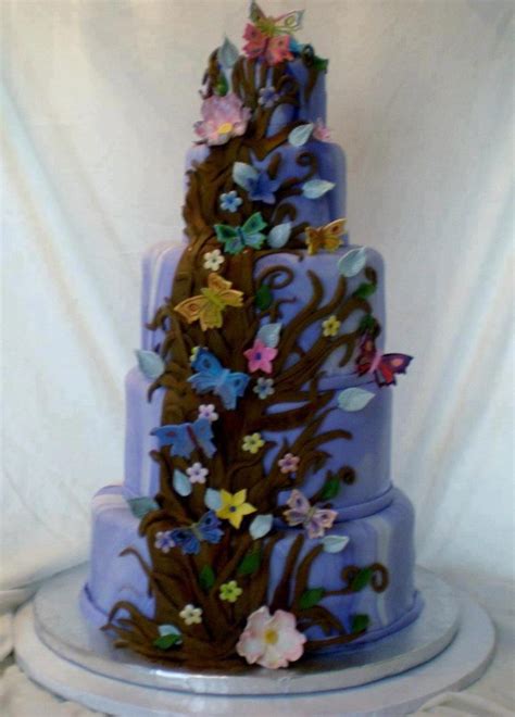 Enchanted Forest Cake For A Sweet 16 Enchanted Forest Wedding Cake