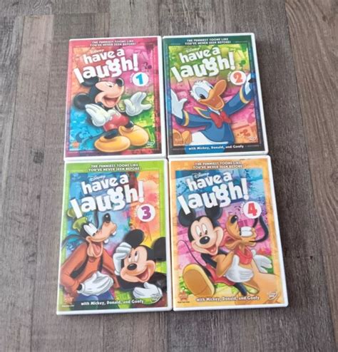 Walt Disneys Have A Laugh Dvd Lot Of 4 Volume 1 2 3 4 Full Set