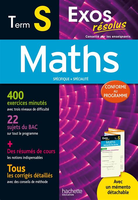 Comment Comprendre Les Maths En Terminal - Maths Terminale S : Les meilleurs livres de mathématiques 2019 / 2020
