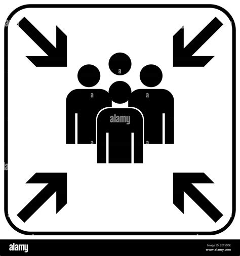Assembly Point Sign Symbole Stock Vector Image And Art Alamy