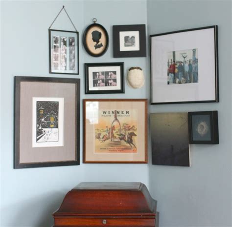 Corner Gallery Wall How To Hang Art On A Curved Wall 17 Apart