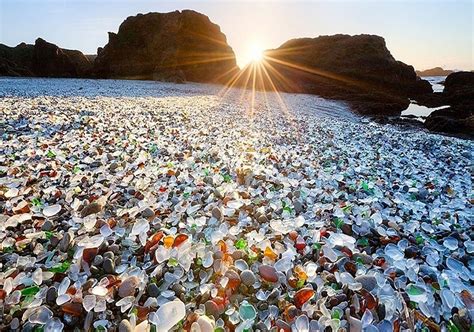 Top 10 Beautiful Glass Beach Photos Fontica Blog