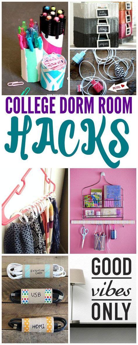 College Dorm Room Hacks Back To School With Organization And Fun Tips And Tricks College