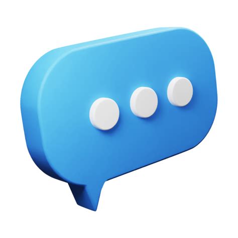 Speech Bubble 3d Pngs For Free Download