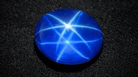 Synthetic Sapphire With Diffusion Induced Color And Star Gems