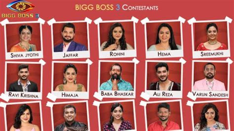 This was one of the triggers that led to ali reza's nomination for eviction. 'Bigg Boss Telugu 3' goes live: Here's all you need to ...