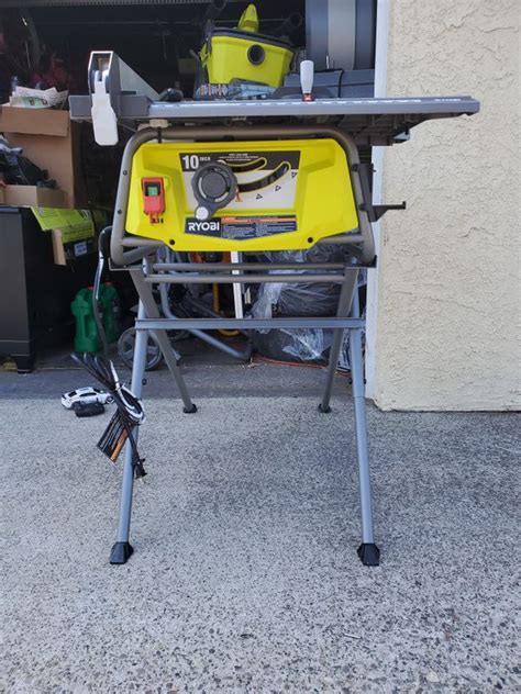 Ryobi 15 Amp 10 In Table Saw With Folding Stand For Sale In